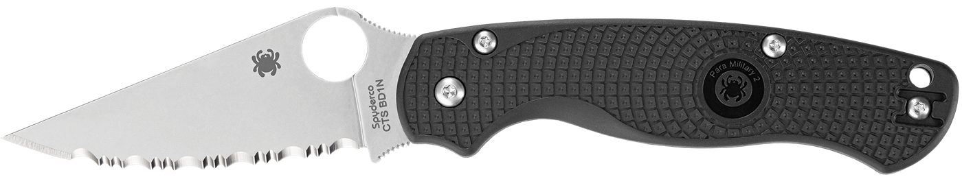 Spyderco C81sbk2 Para Mltry 2 Blk LW