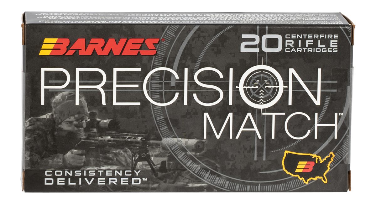Barnes Bullets 30166 Precision Match 6.5 Creedmoor 140gr Open Tip Boat Tail