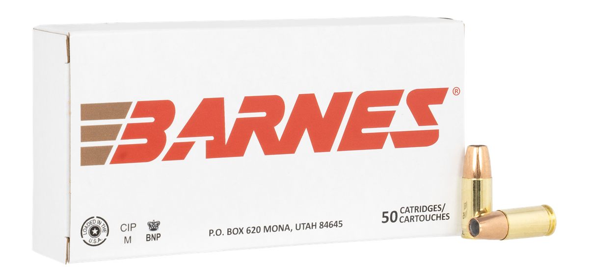 Barnes Bullets 32516 9mmLuger 124gr Sierra Jacketed Hollow Point 50 Per Box