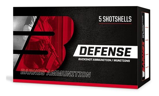 Barnes Bullets 32012 Defense 12 Gauge 2.75in 21 Pellets 4 Buck Shot 5 Per B view 2