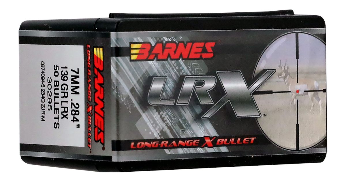 Barnes Bullets 30295 LRX Long Range 7mm 139gr Boat Tail 50/Box