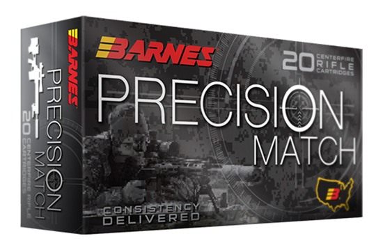 Barnes Bullets 30846 Precision Match 5.56x45mmNATO 69gr Open Tip Boat Tail view 2