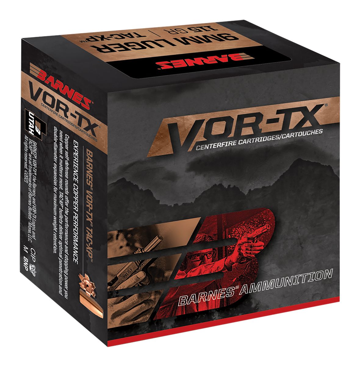 Barnes Bullets 21543 VOR-TX Handgun 357 Mag 140gr 20 Per Box/10 Case