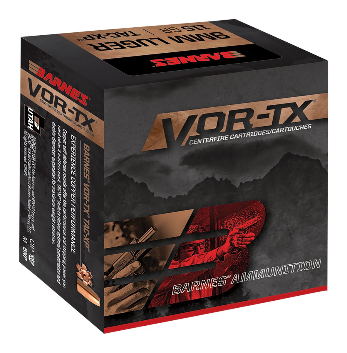 Barnes Bullets 22037 VOR-TX Handgun 41 Rem Mag 180gr 20 Per Box/10 Case
