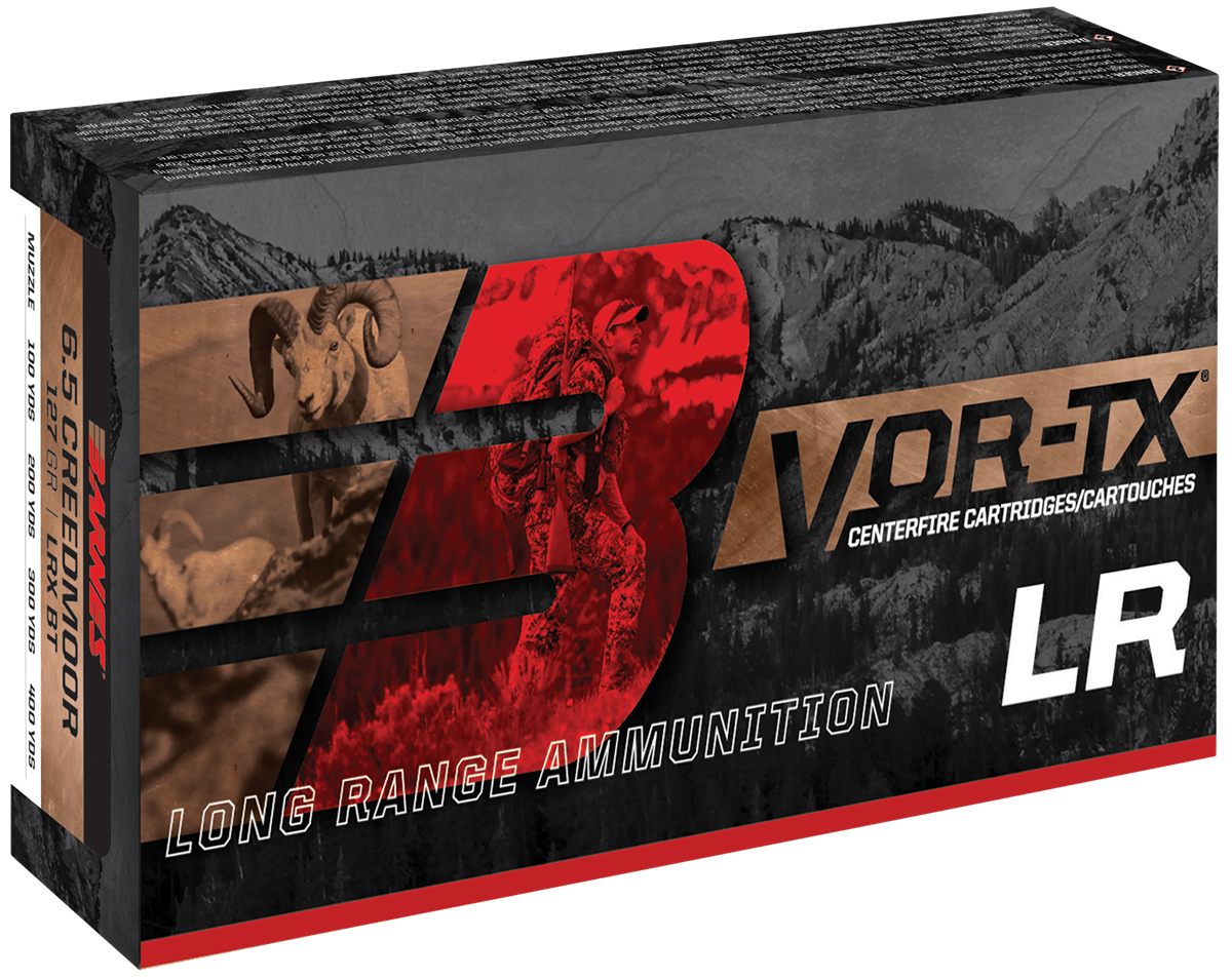 Barnes Bullets 28985 VOR-TX Long Range 7mmRUM 145gr LRX Boat Tail 20 Per Bo