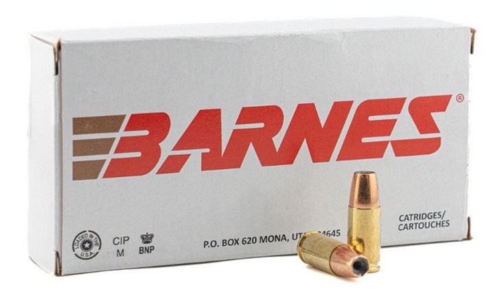 Barnes Bullets 32528 9mmLuger 115gr Semi Jacketed Hollow Point 20 Per Box/1