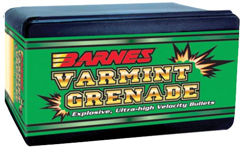 Barnes Bullets 30170 Varmint Grenade Ultra High Velocity 22 Hornet 30gr Fla