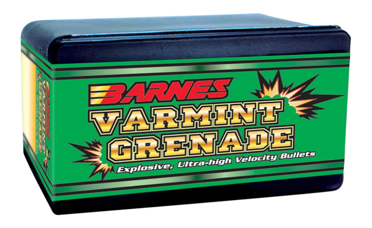 Barnes Bullets 30171 Varmint Grenade Ultra High Velocity 22 Cal 36gr Flat B