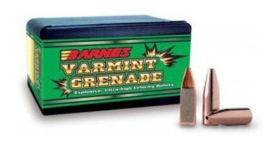Barnes Bullets Varmint Grenade Rifle .22 cal (Hornet) .224in 30 Vgfb 250/ct