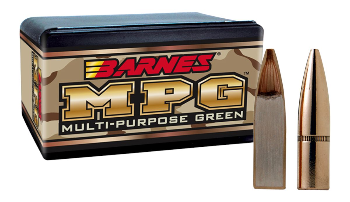 Barnes Bullets Multi-Purpose green (MPG) .22 cal .224in 55 Mpgfb 100/ct