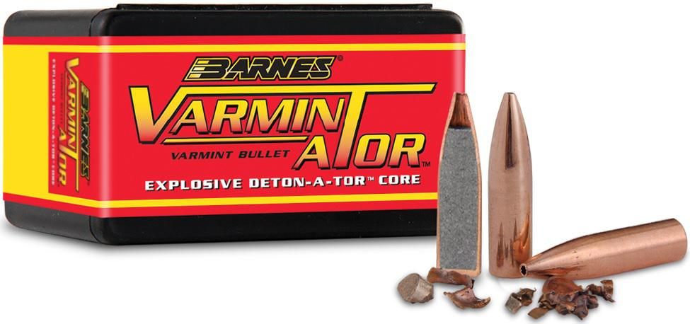 Barnes Bullet Varminator 6mm .243 72gr HP FB (100) Lead Core Explosive
