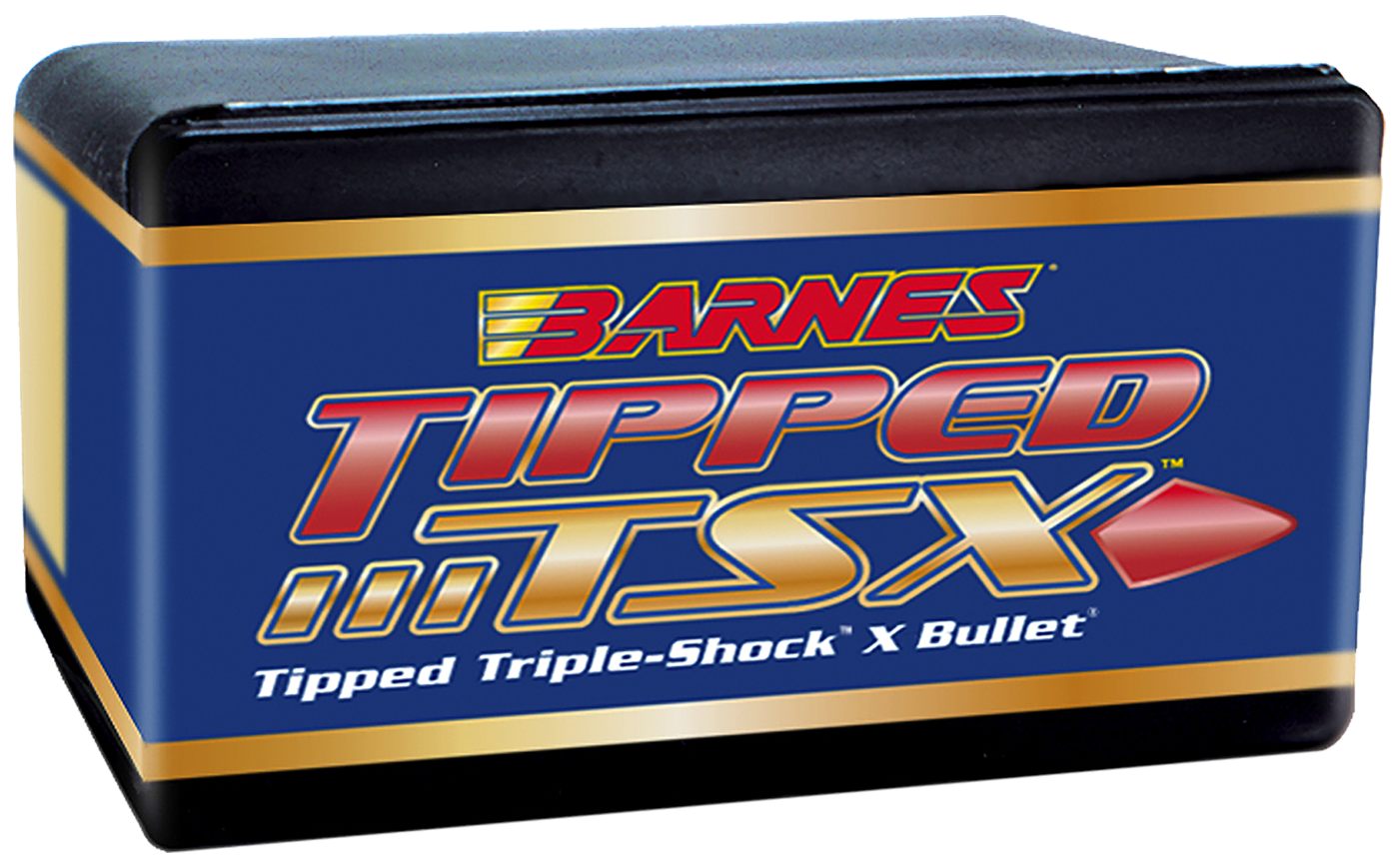 Barnes Bullets 30242 Tipped TSX 6.5 Creedmoor 120gr Boat Tail 50/Box