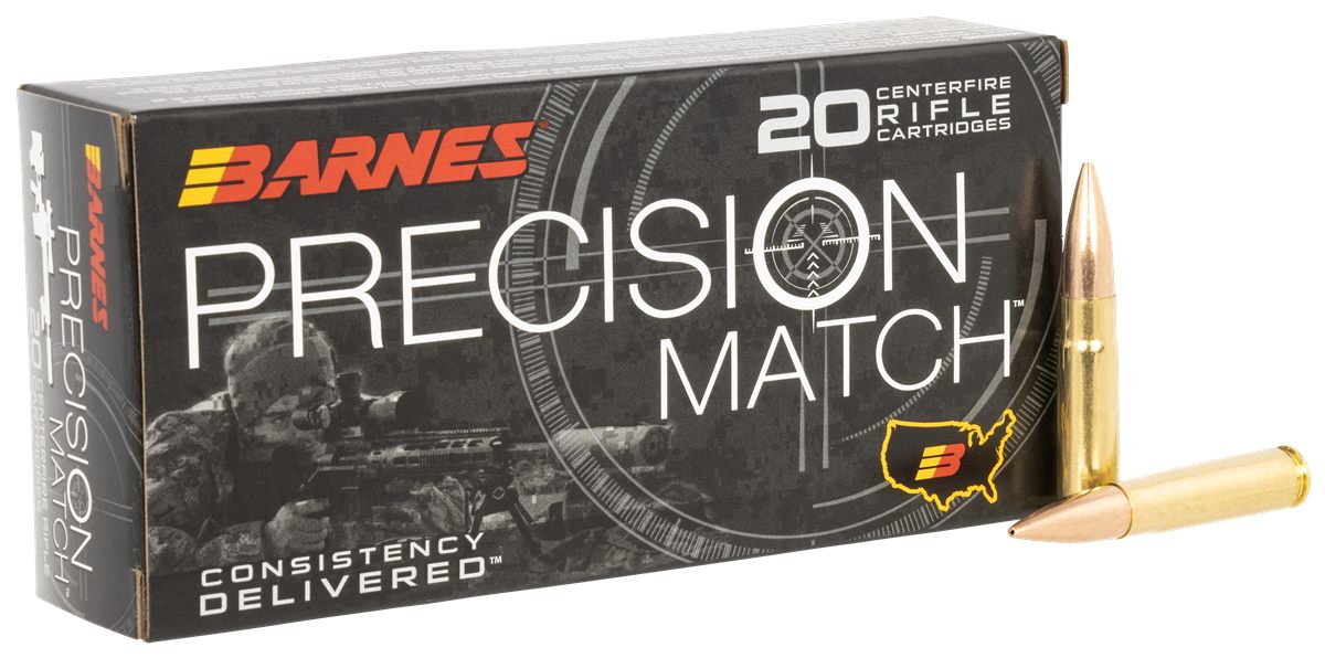 Barnes Bullets 32134 Precision Match 300 Blackout 220gr Burner OTM BT 20 Pe