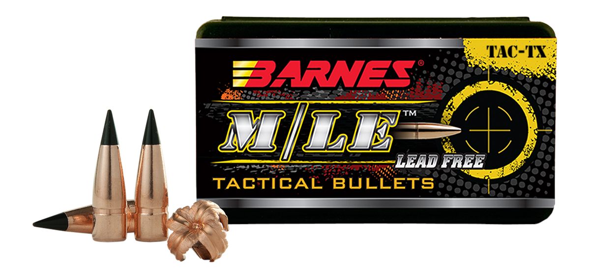 Barnes Bullets 30320 TAC-TX M/LE 300 Blackout 120gr Flat Base 50/Box