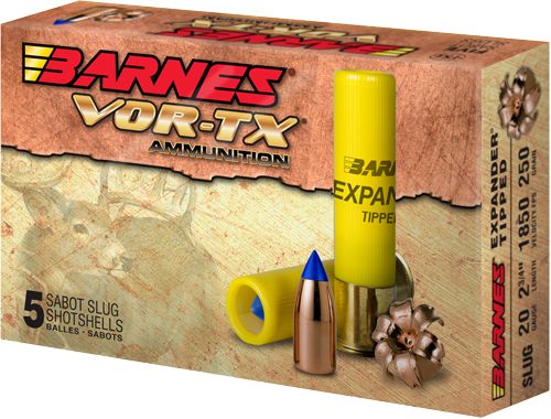 Barnes VOR-TX 20GA 3in 250GR Expander TIP Slug 5RD 20BX/CS view 2