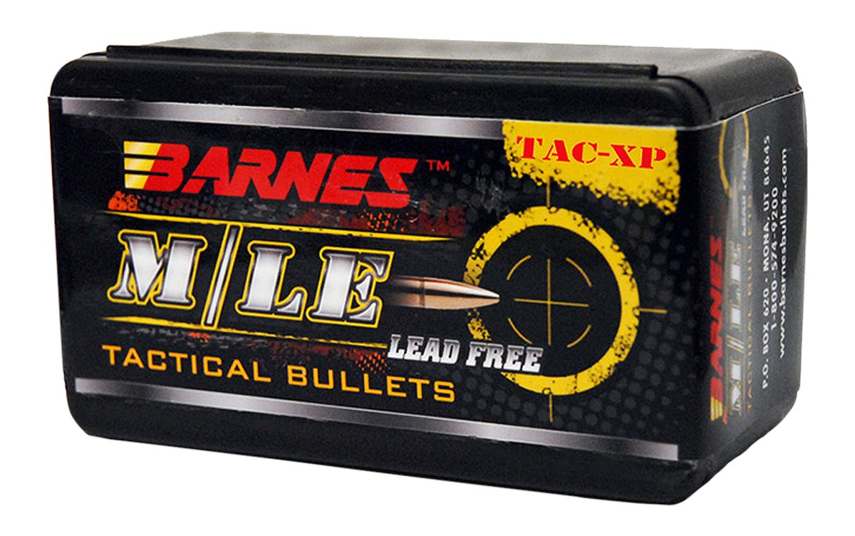 Barnes M/LE TAC-XP Pistol Bullets .355 cal (9mm) .355in 115 gr FB HP 40/ct