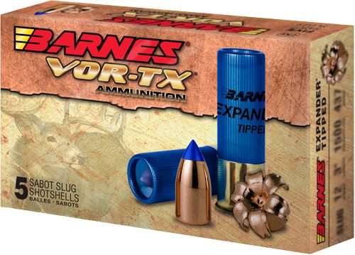 Barnes VOR-TX 12GA 2.75in 438GR Expander TIP Slug 5RD 20BX/CS view 2