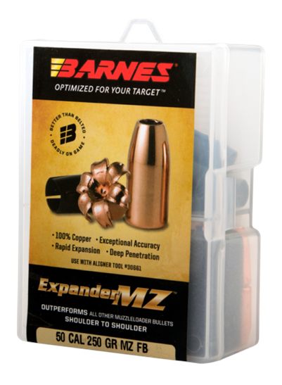 Barnes Bullets 30564 Expander MZ Muzzleloader 50 Hollow Point 250gr 15rd/Bo