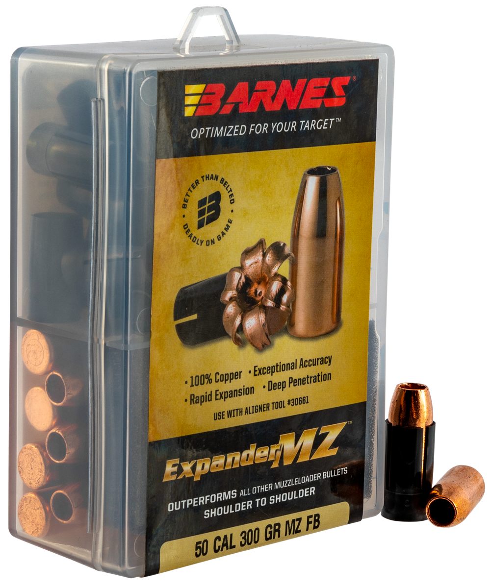 Barnes Bullets 30583 Expander MZ Muzzleloader 50 Hollow Point 300gr 24rd/Bo