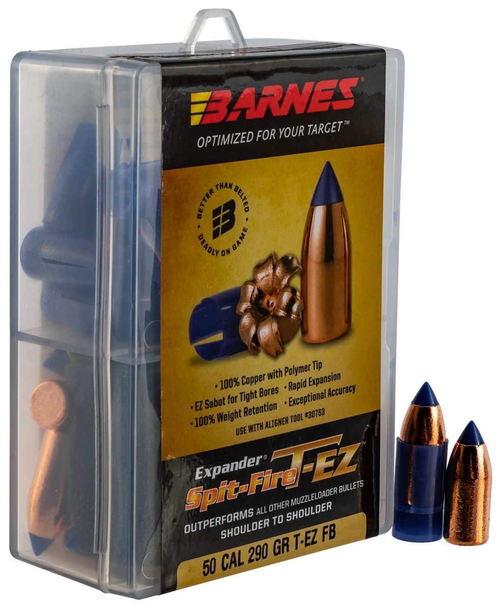 Barnes Bullets 30592 Spit-Fire T-EZ Muzzleloader 50 FB 290gr 15rd/Box