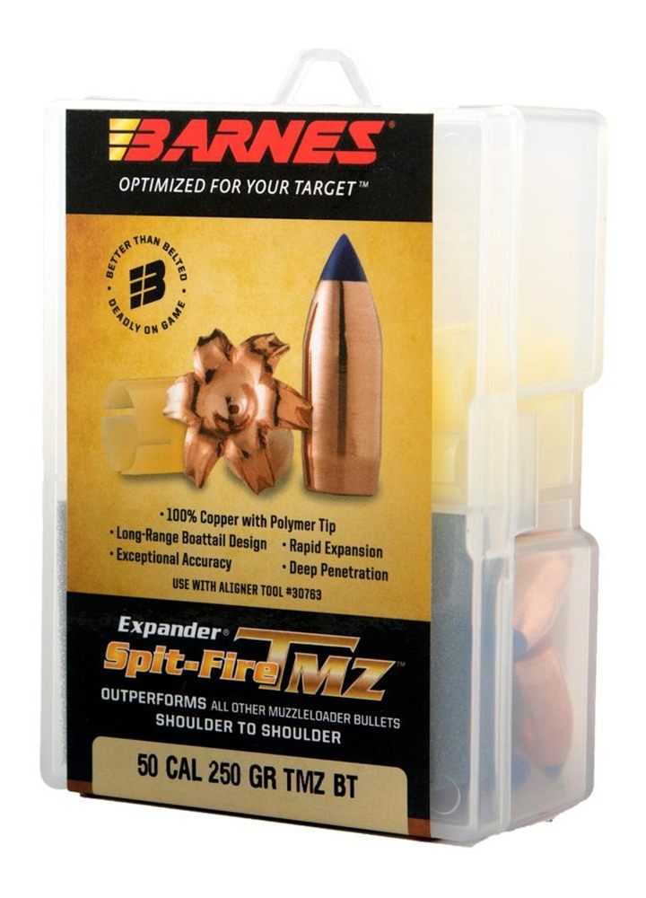Barnes SpitFire TMZ Muzzleloader Bullets with Sabot .50 cal .451in 250gr Sf view 3
