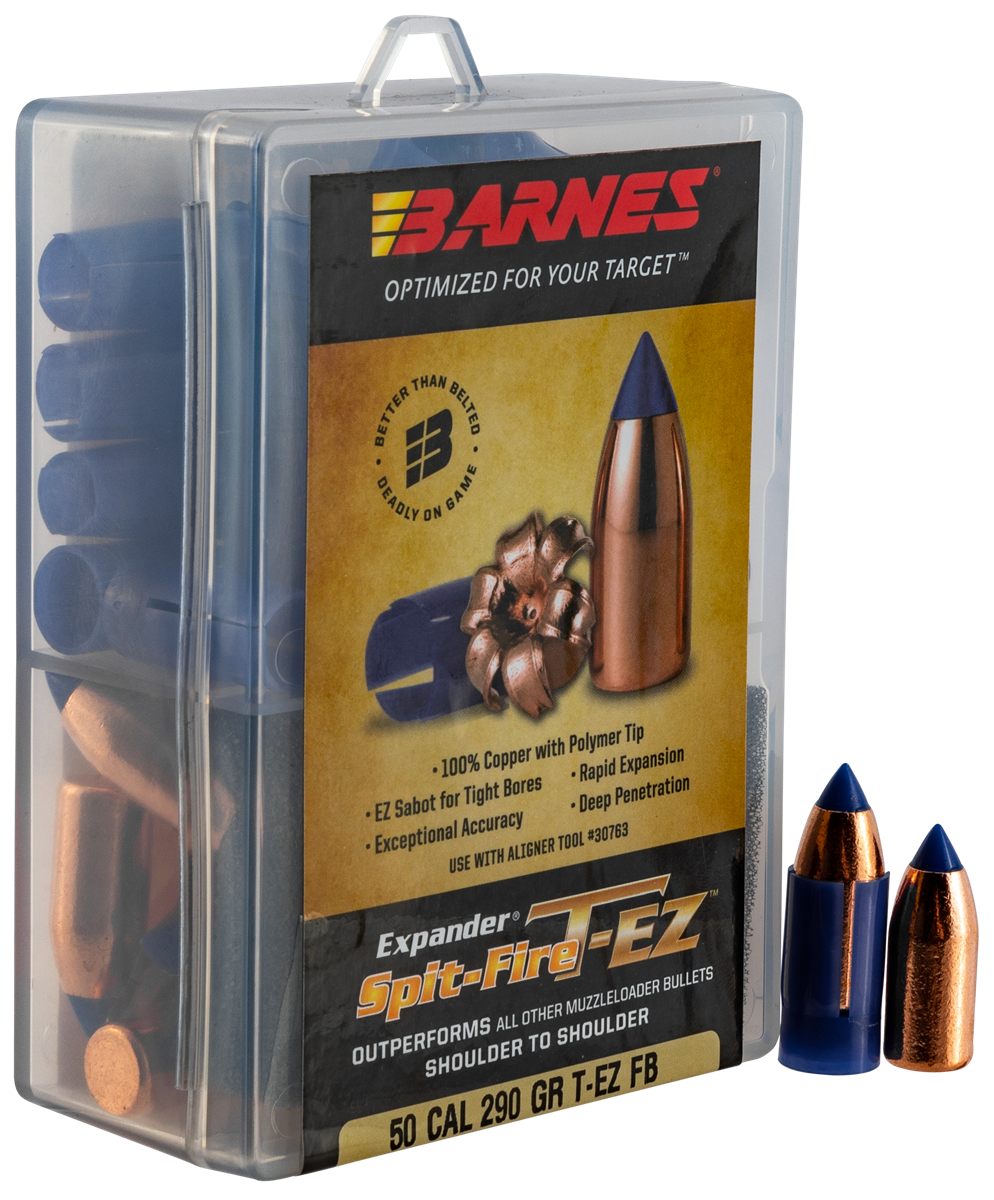 Barnes SpitFire TEZ Muzzleloader Bullets with Sabot .50 cal .451in 290gr Sf