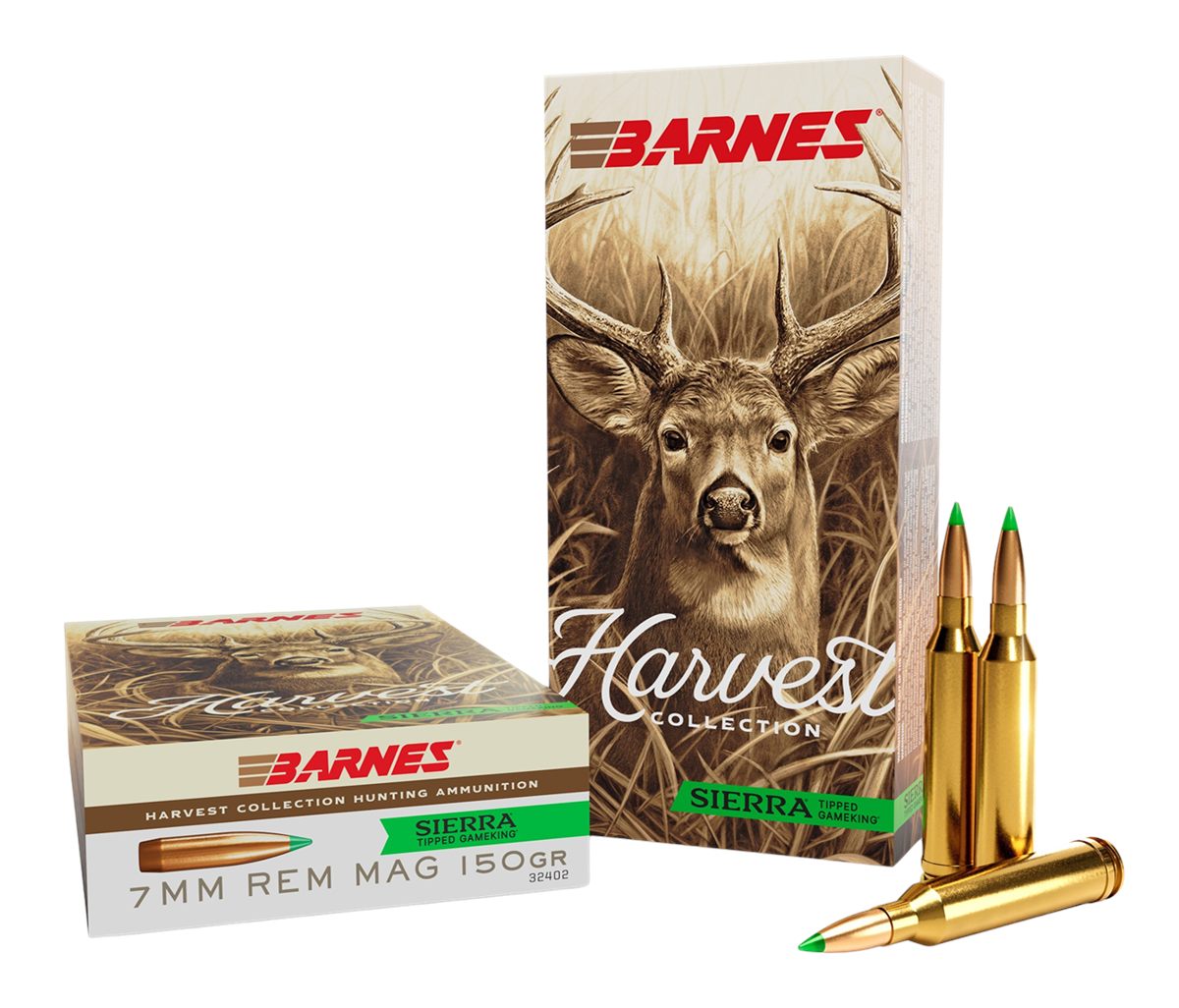 Barnes Bullets 32402 Harvest 7mmRemMag 150gr Sierra Tipped GameKing 20 Per
