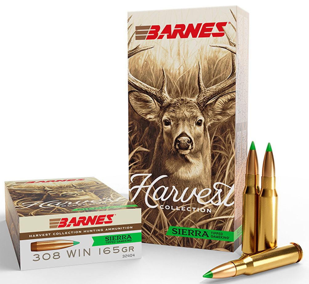 Barnes Bullets 32404 Harvest 308 Win 165gr Sierra Tipped GameKing 20 Per Bo view 2