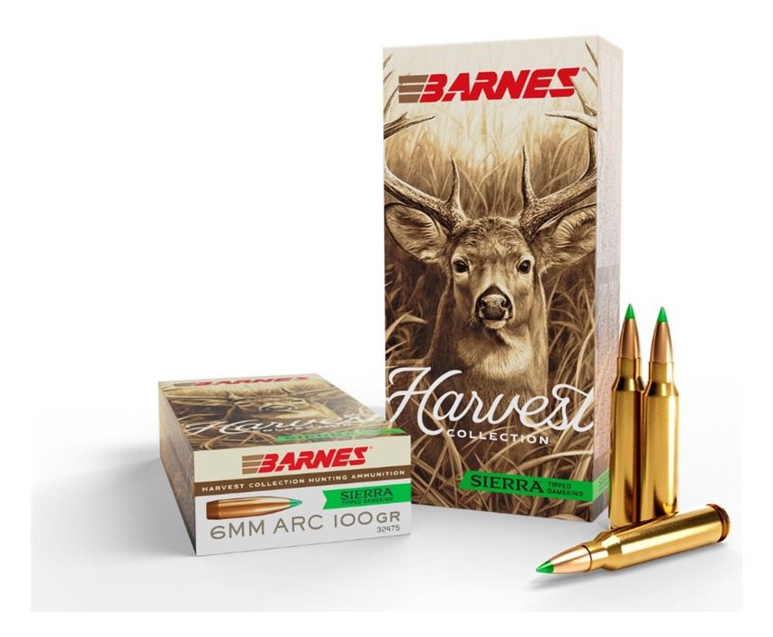 Barnes Harvest Sierra Tipped GameKing Ammunition 6mm ARC 100gr PT 2800 fps