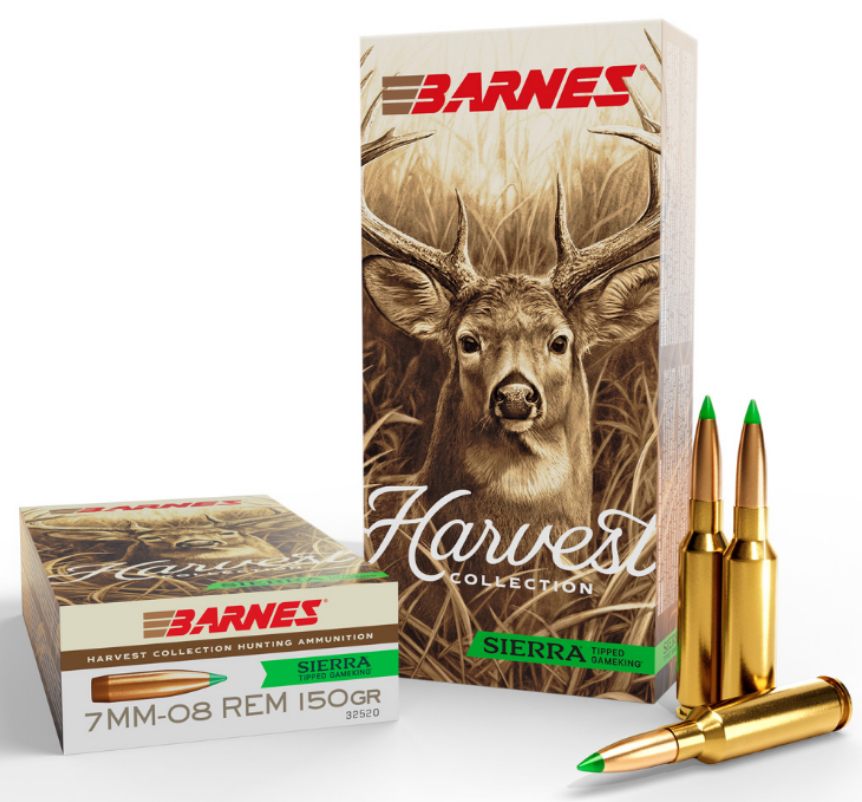 Barnes Bullets 32520 Harvest 7mm-08 Rem 150gr Sierra Tipped GameKing 20 Per view 2
