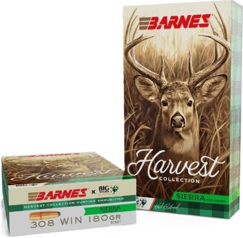 Barnes Harvest Sierra Pro-Hunter Rifle Ammunition .308 Win 180gr RN 2650 fp view 2