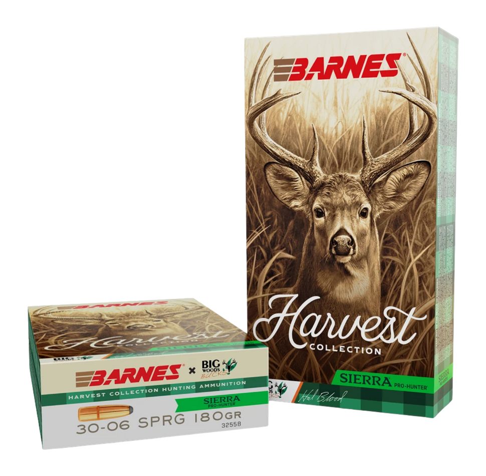 Barnes Harvest Sierra Pro-Hunter Rifle Ammunition .30-06 Sprg 180gr RN 2860