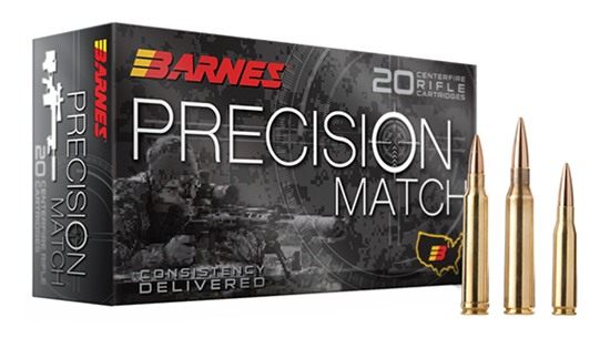 Barnes Precision Match Rifle Ammunition 223 Remington 55 gr Burner OTM BT 3 view 2