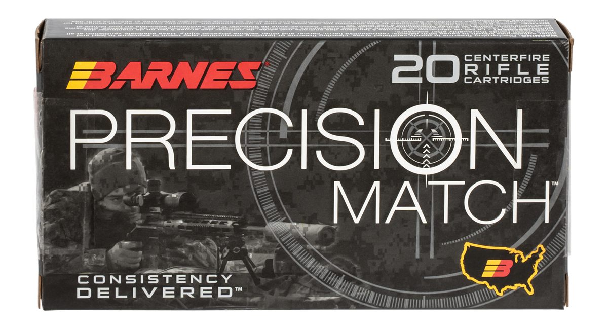 Barnes Bullets 30814 Precision Match 6mmCreedmoor 112gr Open Tip Boat Tail