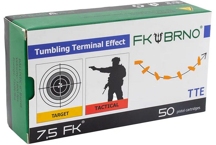 Ifg NA FK Brno 7.5 F7 HV 101gr Spoon Tip 50rd