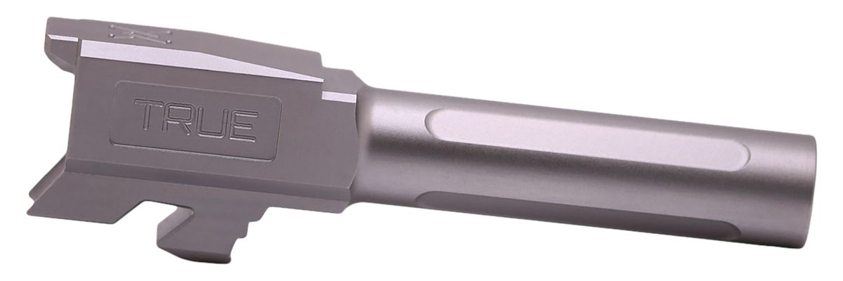 True Precision TPG43BX Glock 9mm Luger 3.40in Fluted Satin Stainless Steel