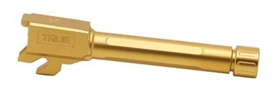 True Precision P320C BBL 9MM GLD TB view 2