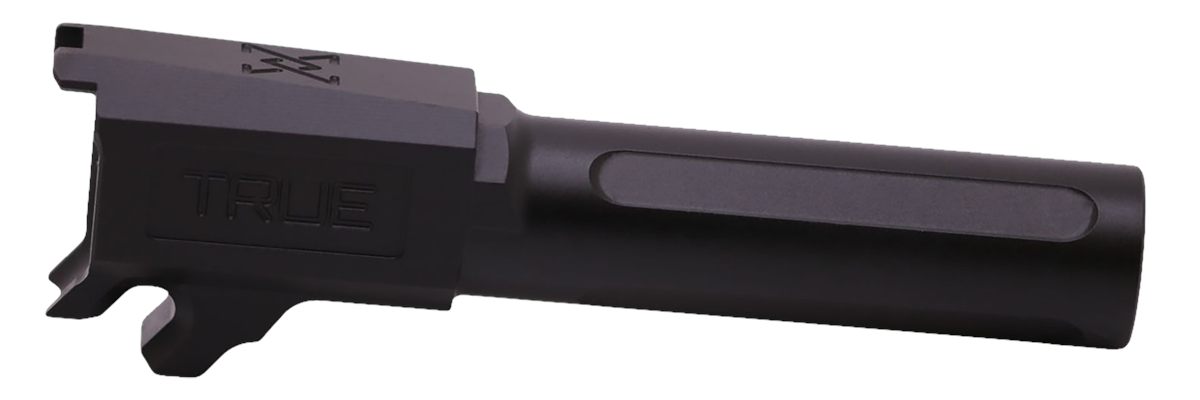 True Precision TPP365BXBL 9mm Luger 3.10in Black Nitride Stainless Steel, F