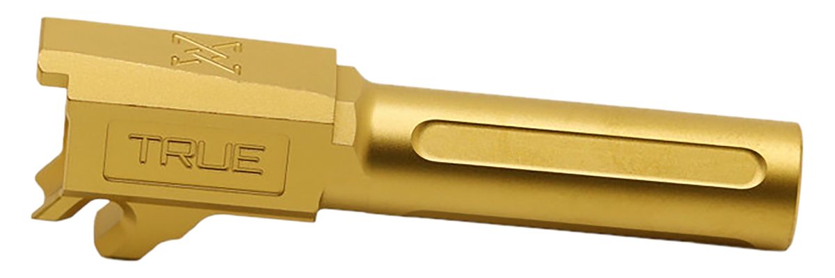 True Precision TPP365BXG 9mm Luger 3.10in Gold TiN Stainless Steel, Fits Si
