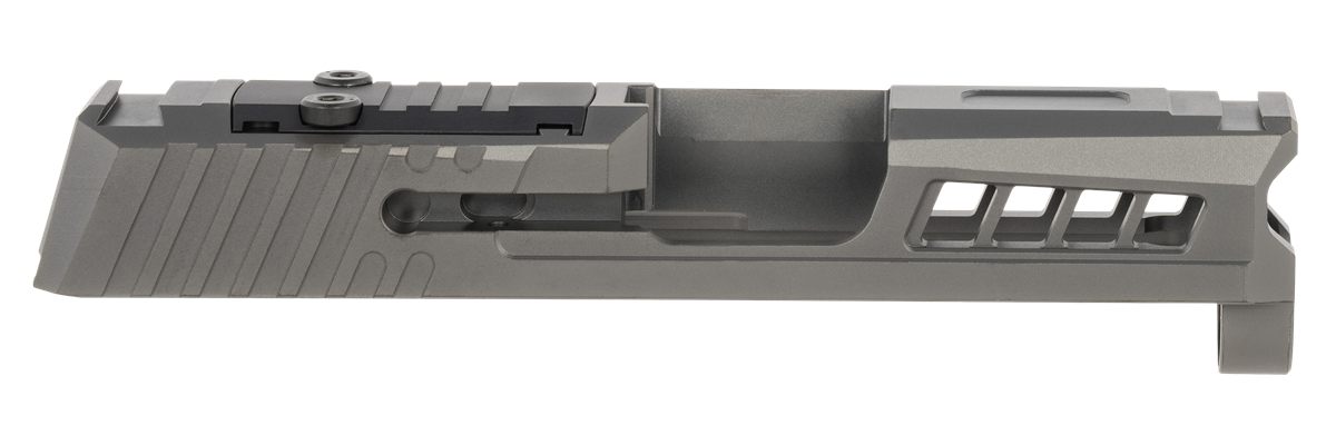 True Precision TPP365SBCRMS Axiom Optic Cut Slide Fits Sig P365 Black DLC A