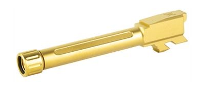 TRUE PRECISION FOR GLOCK 48 BARREL THREADED GOLD TIN