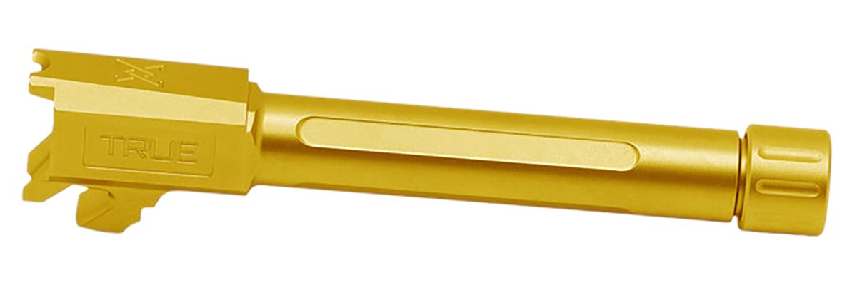 True Precision TPSHCPBXTG Springfield 9mm Luger 3.70in Threaded Gold TiN St