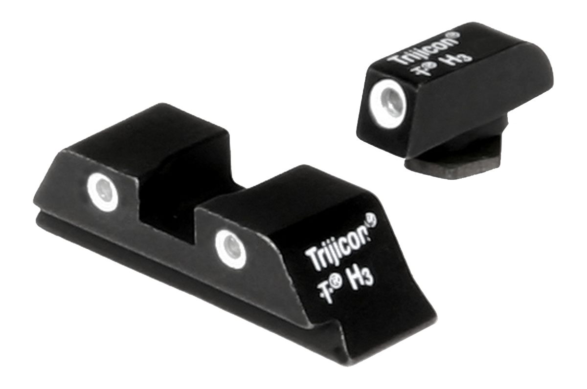 Trijicon GL01 Bright Tough Night Sight Set for Glock Pistols
