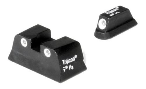 TrijiconInc Bright Tough Night Sight Set White with Green Front and Rear