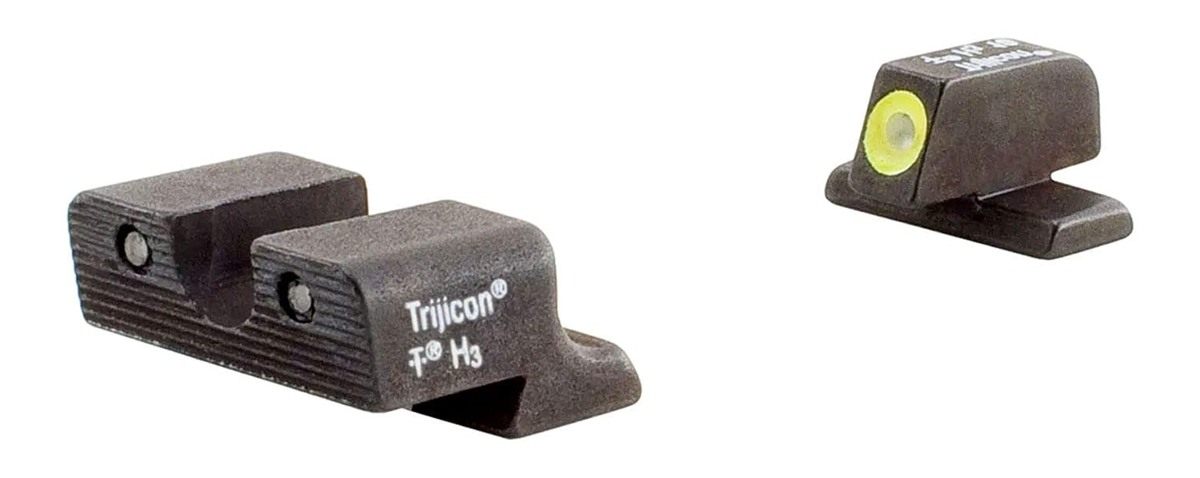 Trijicon HD Yellow Night Sight for Springfield XD,XD(M) (SP101Y), Front Out