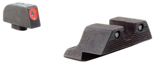 Trijicon 600543 HD Night Sights Green/Tritium Orange Outline Front Tritium