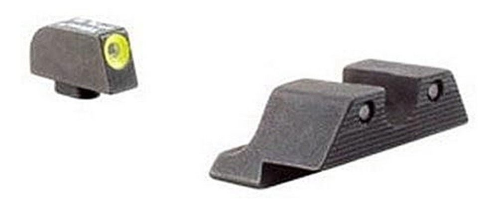 Trijicon GL104Y HD Night Sight Set with Yellow Outline for Glock Pistols