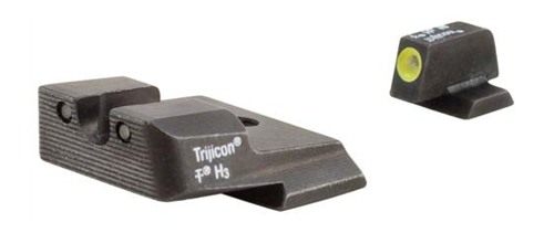Trijicon S W M P HD Night Sight Set, Yellow Front Outline view 2