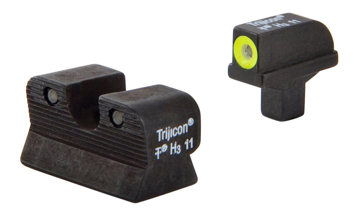 Trijicon HD Front Outline Night Sight Set for Colt 1911 Cut, Yellow