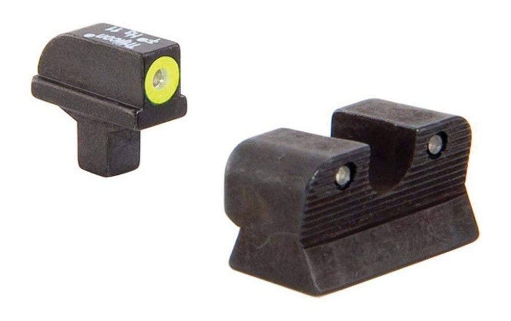 Trijicon HD Front Outline Night Sight Set for Colt 1911 Cut, Yellow view 2